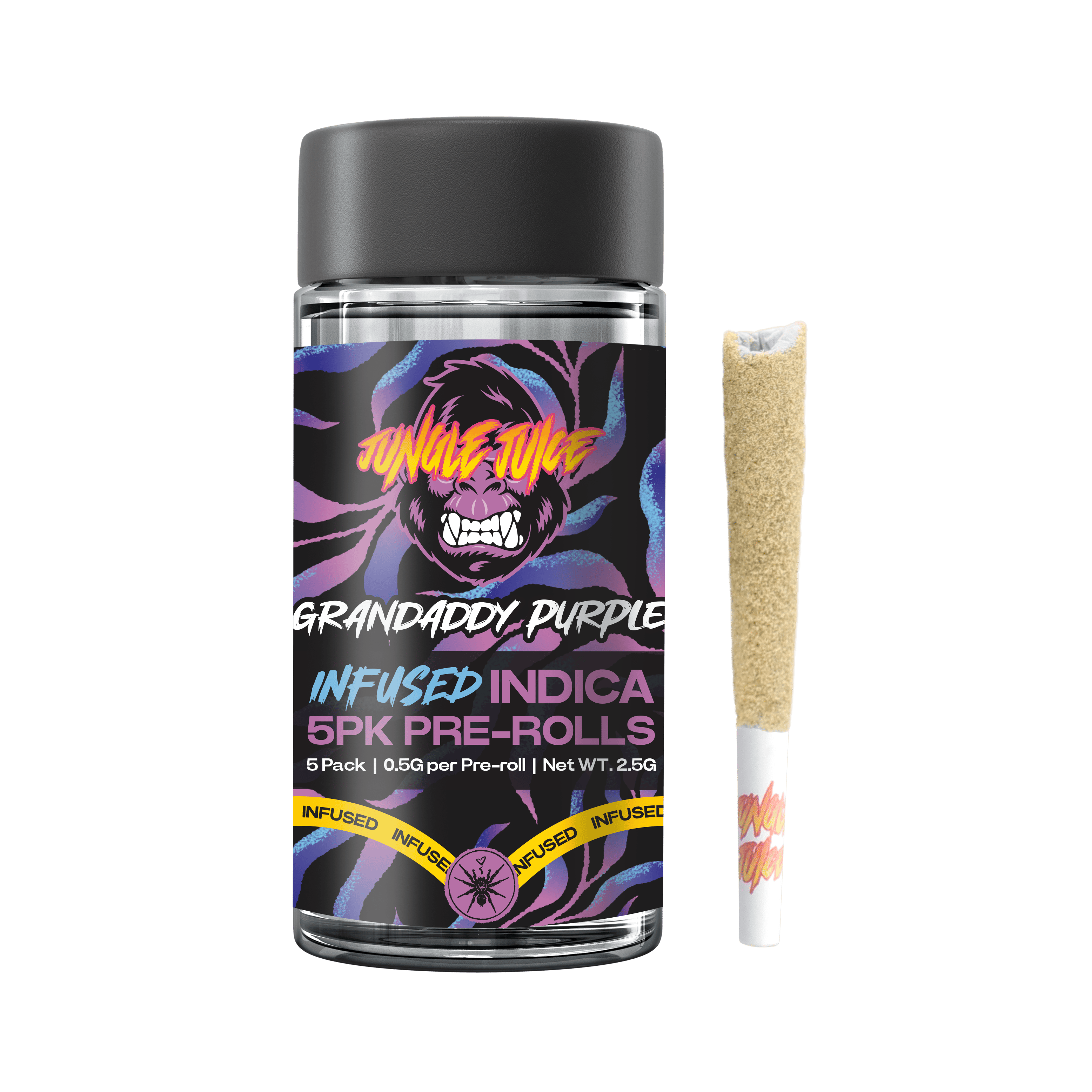 Jungle Juice - Jungle Juice | Granddaddy Purple | Mini | 0.5g | 5pk - 1