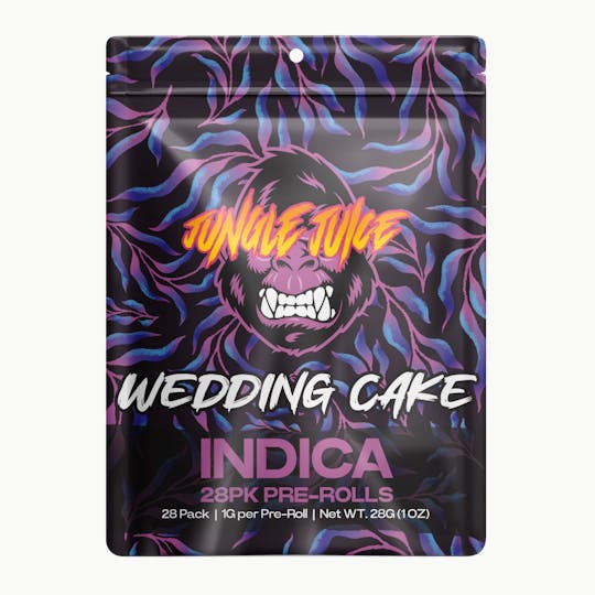 Jungle Juice - Jungle Juice - Wedding Cake - 28 pack - 1g Pre-Roll - 1