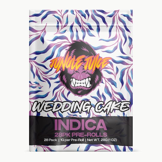Jungle Juice - Jungle Juice - Wedding Cake - 28 pack - 1g Pre-Roll - 1