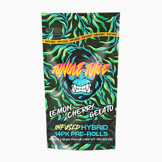 Jungle Juice - Jungle Juice | Lemon Cherry Gelato | Joint | 1g | 14pk - 1