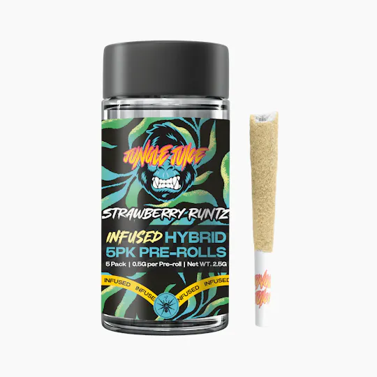 Jungle Juice - Jungle Juice | Strawberry Runtz | Mini | 0.5g | 5pk - 1