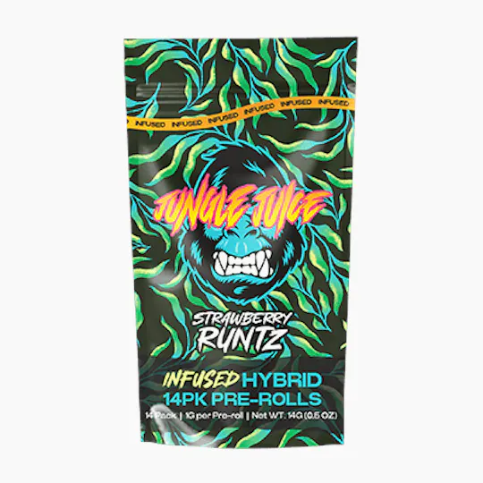 Jungle Juice - Jungle Juice | Strawberry Runtz | Joint | 1g | 14pk - 1