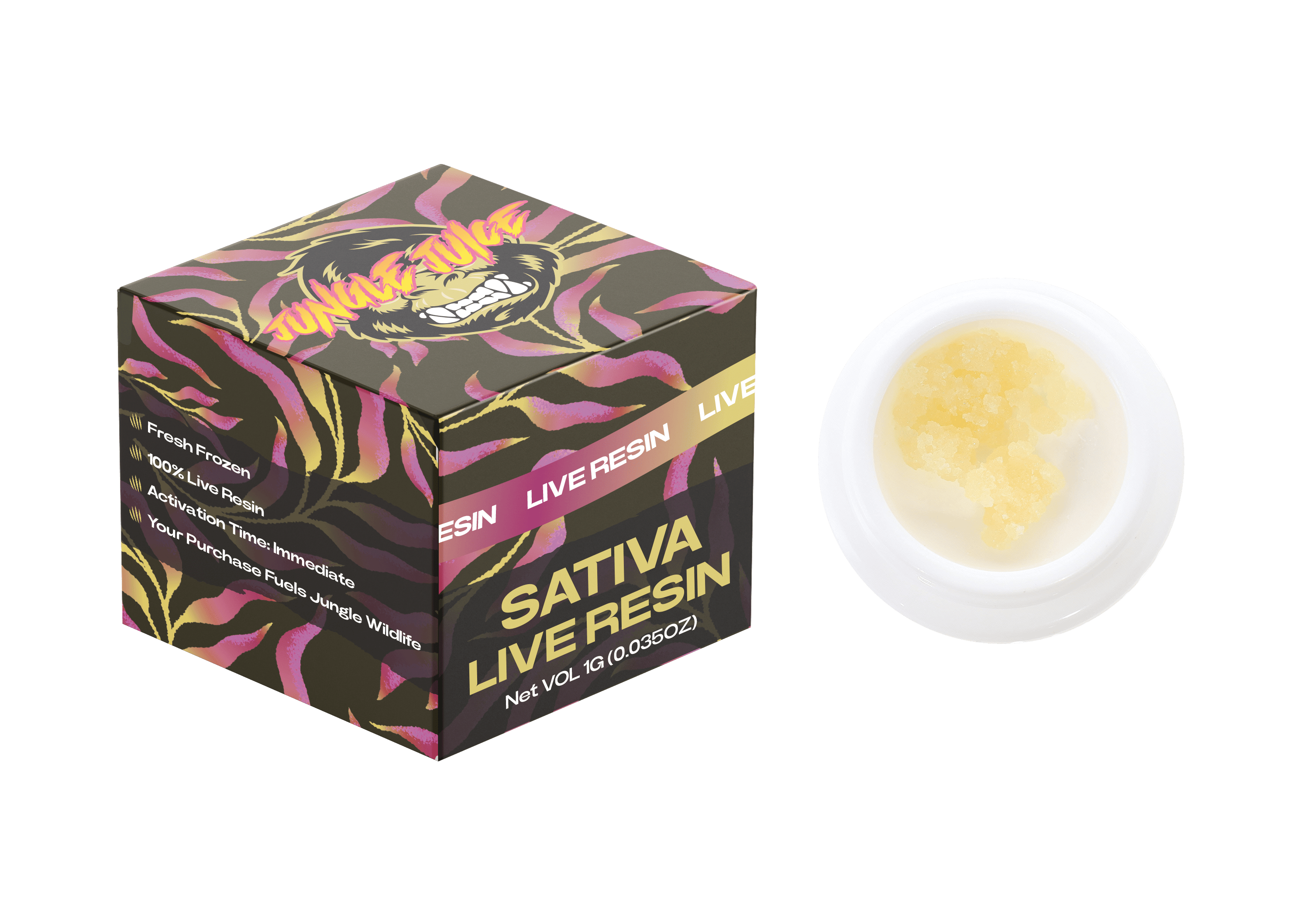 Jungle Juice - Jungle Juice | Sativa | Live Resin | Solvent | 1g - 1