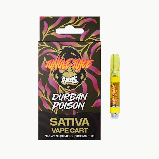 Jungle Juice - Jungle Juice - Durban Poison - 1g Cart - 1