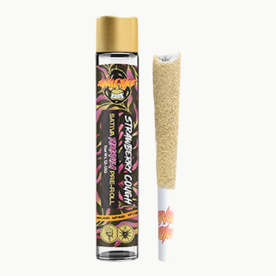 Jungle Juice - Jungle Juice - Strawberry Cough - 1g Infused Pre-Roll - 1