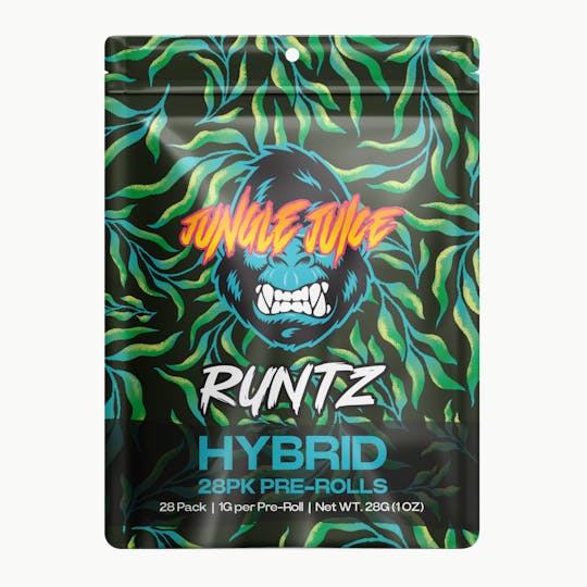 Jungle Juice - Jungle Juice - Runtz - 28 pack - 1g Pre-Roll - 1