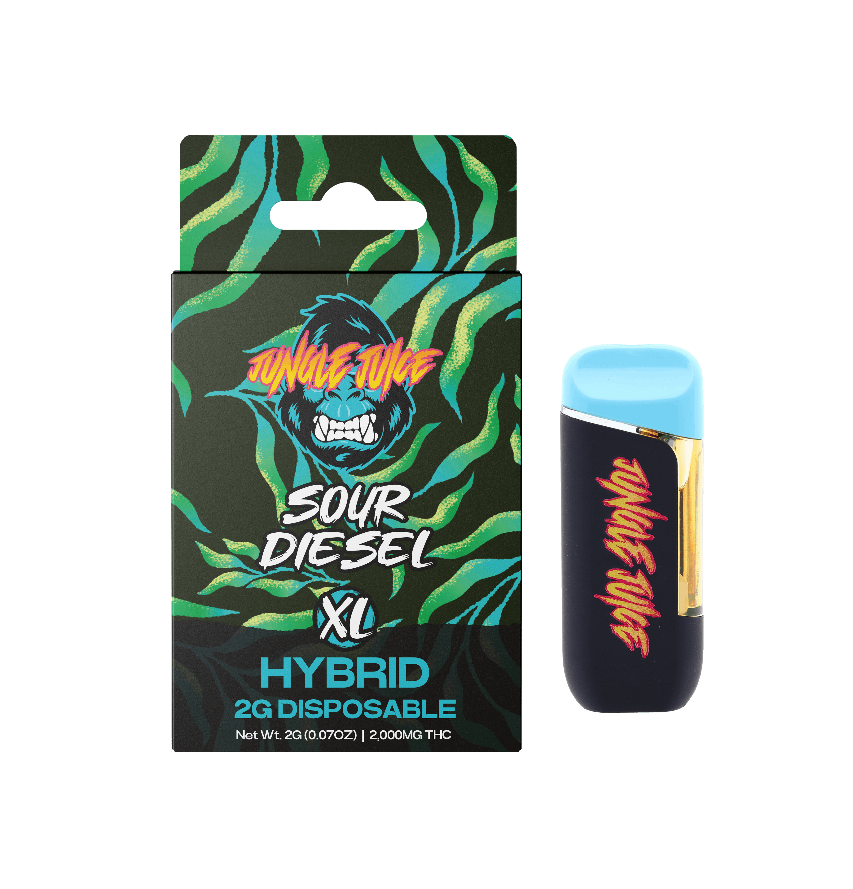 Jungle Juice - Jungle Juice - Sour Diesel - 2g Disposable - 1