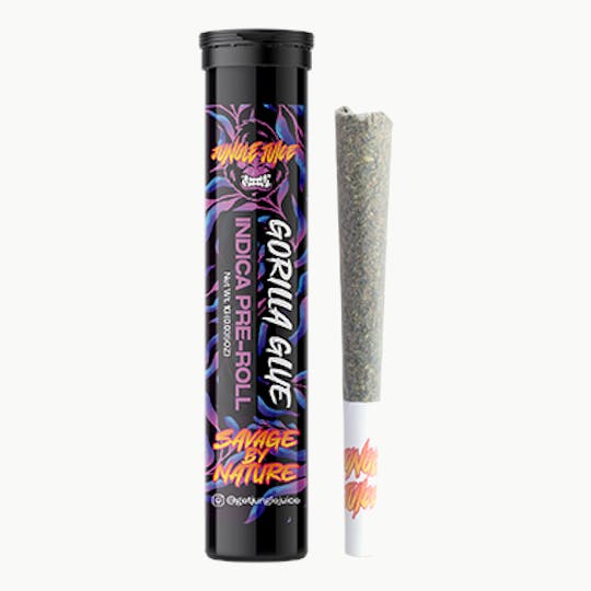 Jungle Juice - Jungle Juice - Gorilla Glue - 1g Pre-Roll - 1