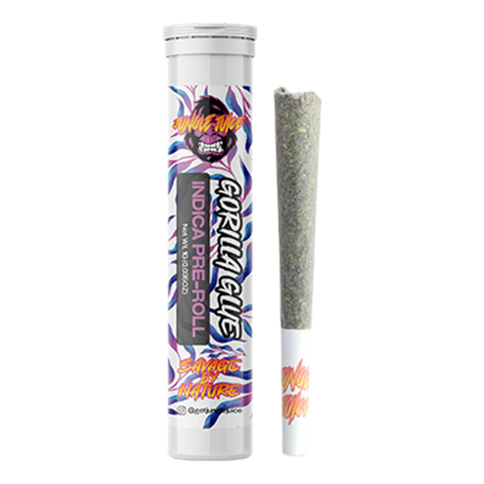 Jungle Juice - Jungle Juice - Gorilla Glue - 1g Pre-Roll - 1