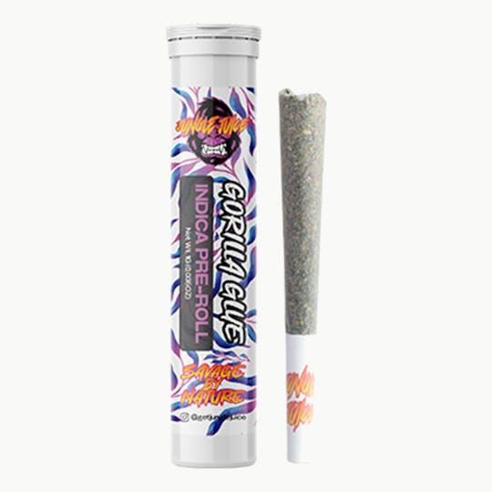 Jungle Juice - Jungle Juice - Gorilla Glue - 1g Pre-Roll - 1