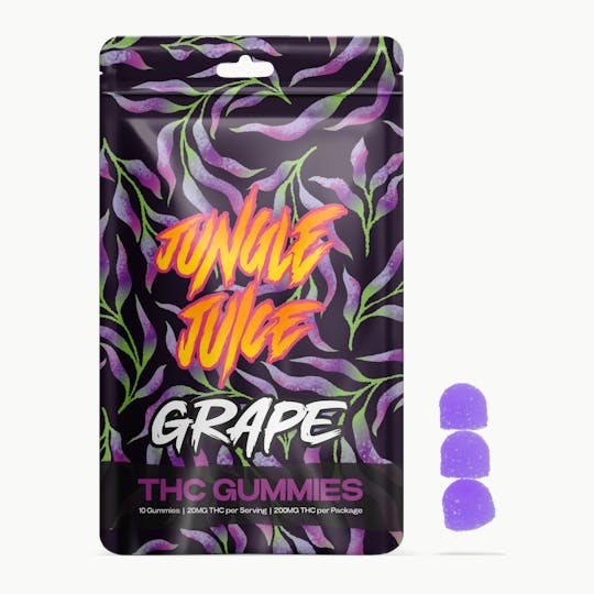 Jungle Juice - Jungle Juice - Grape Gummies - 200mg - 1
