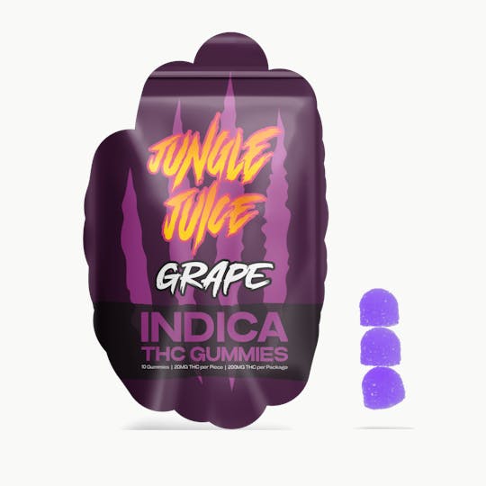 Jungle Juice - Jungle Juice - Grape Gummies - 200mg - 1