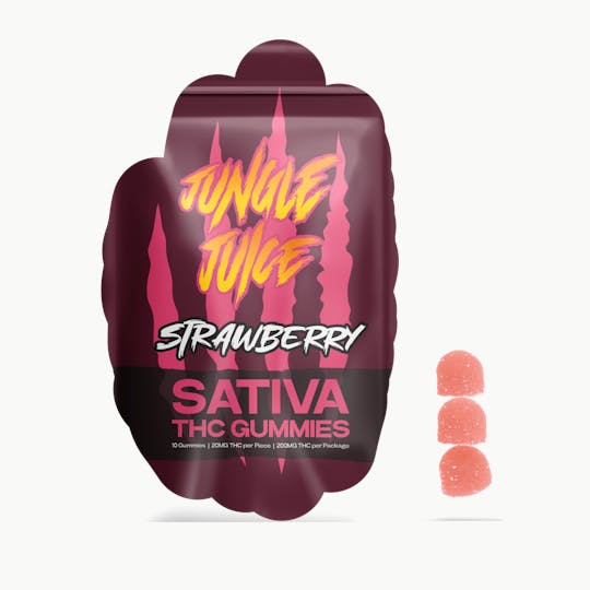 Jungle Juice - Jungle Juice - Strawberry Gummies - 200mg - 1