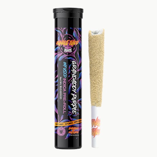 Jungle Juice - Jungle Juice - Grandaddy Purple - 1g Infused Pre-Roll - 1