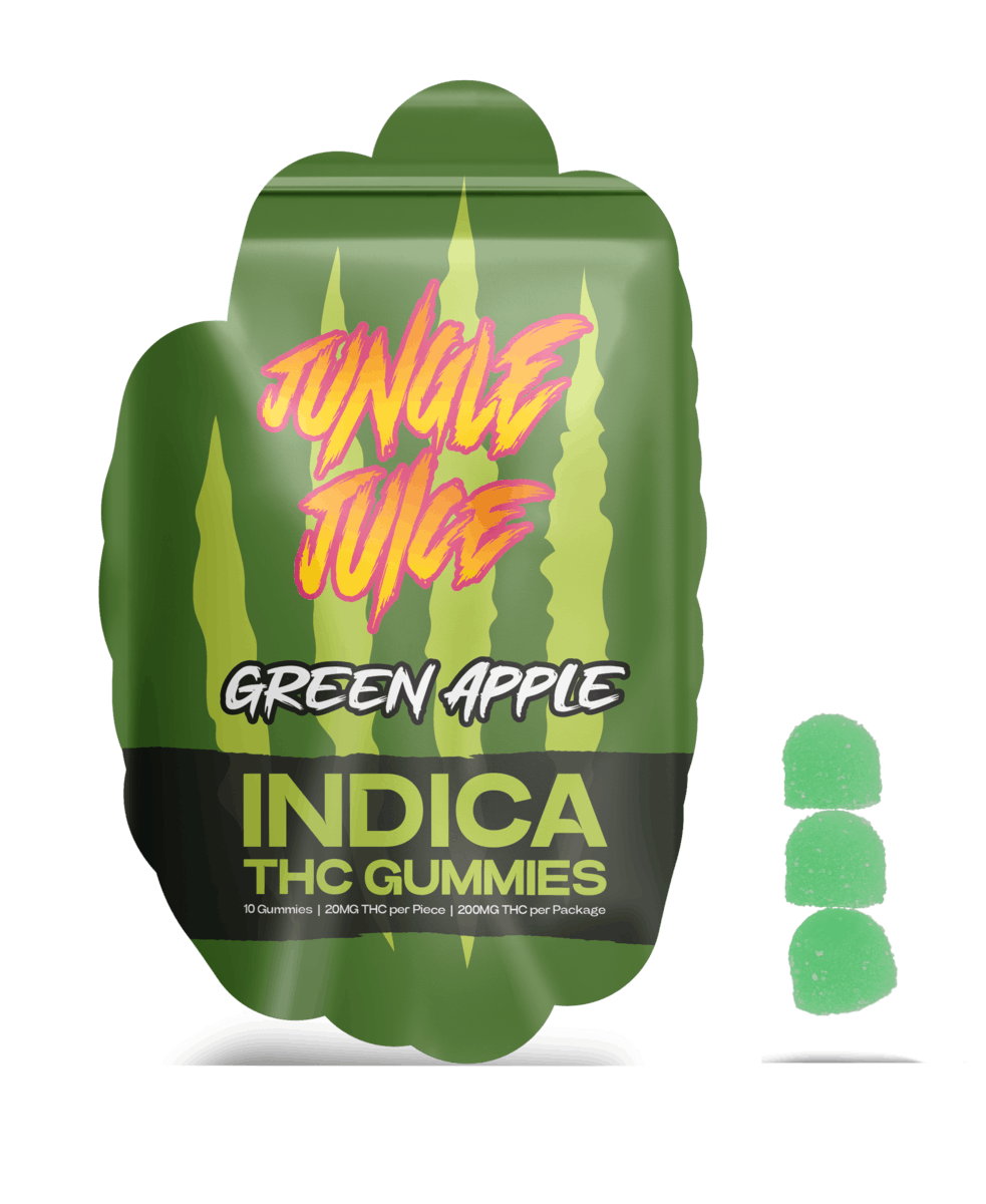Jungle Juice - Jungle Juice - Green Apple Gummies - 200mg - 1