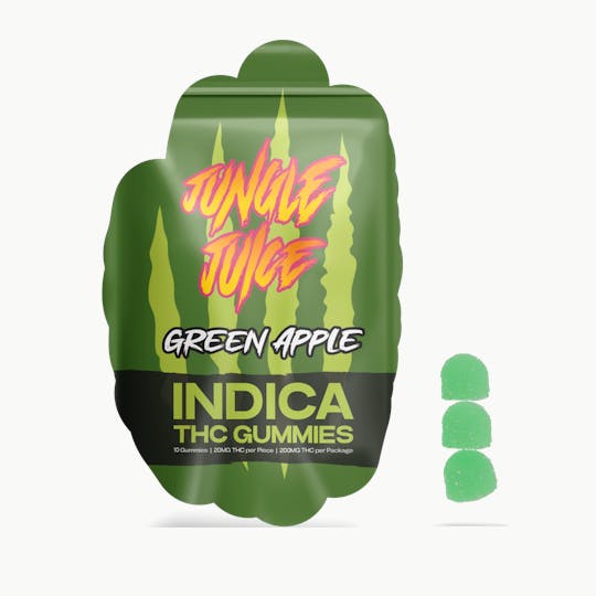 Jungle Juice - Jungle Juice - Green Apple Gummies - 200mg - 1