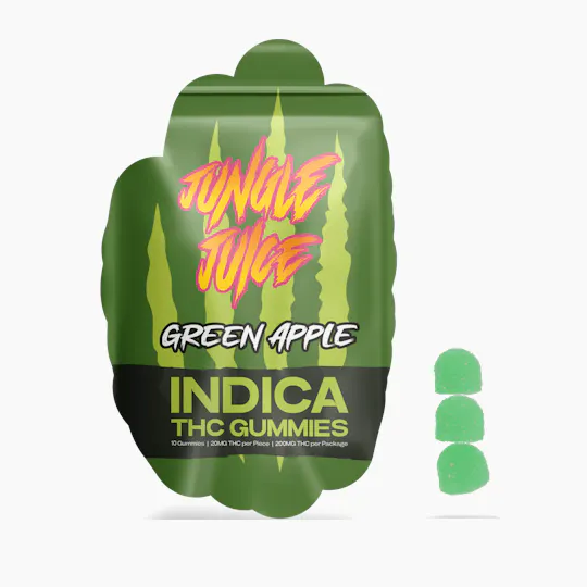 Jungle Juice - Jungle Juice | Green Apple | Gummies | 200mg - 1