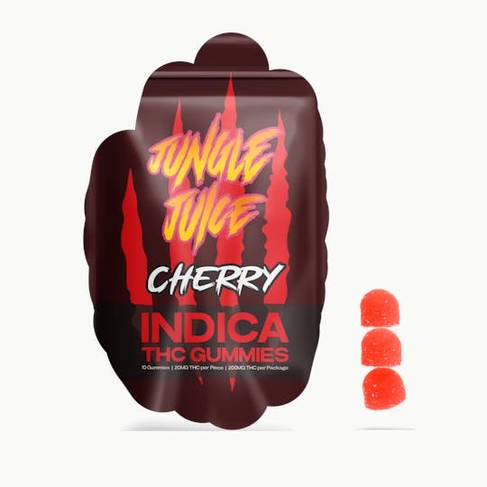 Jungle Juice - Jungle Juice - Cherry Gummies - 200mg - 1