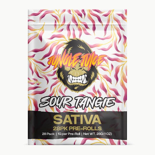 Jungle Juice - Jungle Juice - Sour Tangie - 28 pack - 1g Pre-Roll - 1