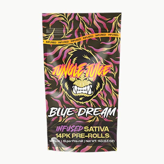Jungle Juice - Jungle Juice - Blue Dream - 14 pk (1g) Infused Pre-Rolls - 1