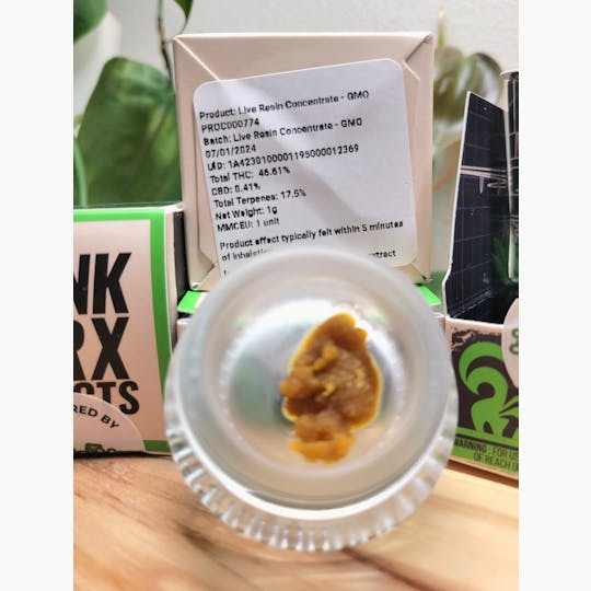 Noble Labs - Noble Labs -Skunk Worx Live Resin 1g | GMO - 1