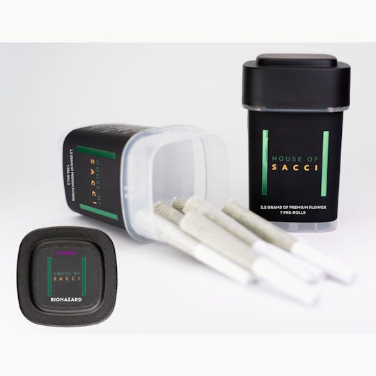 House of Sacci - BIOHAZARD PRE-ROLLS 3.5 GRAMS - 1