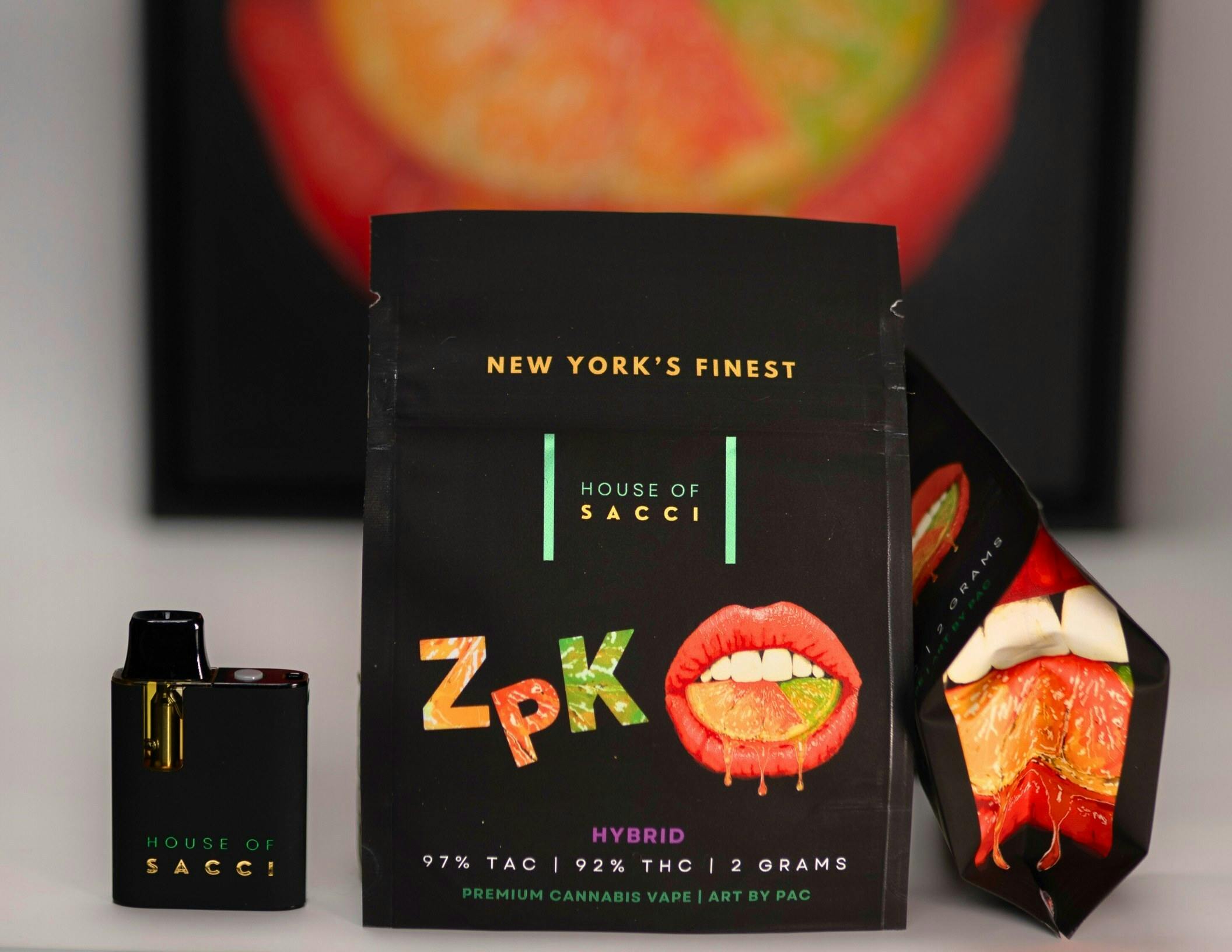 House of Sacci - ZPK 2G PREMIUM HYBRID CANNABIS VAPE - 1