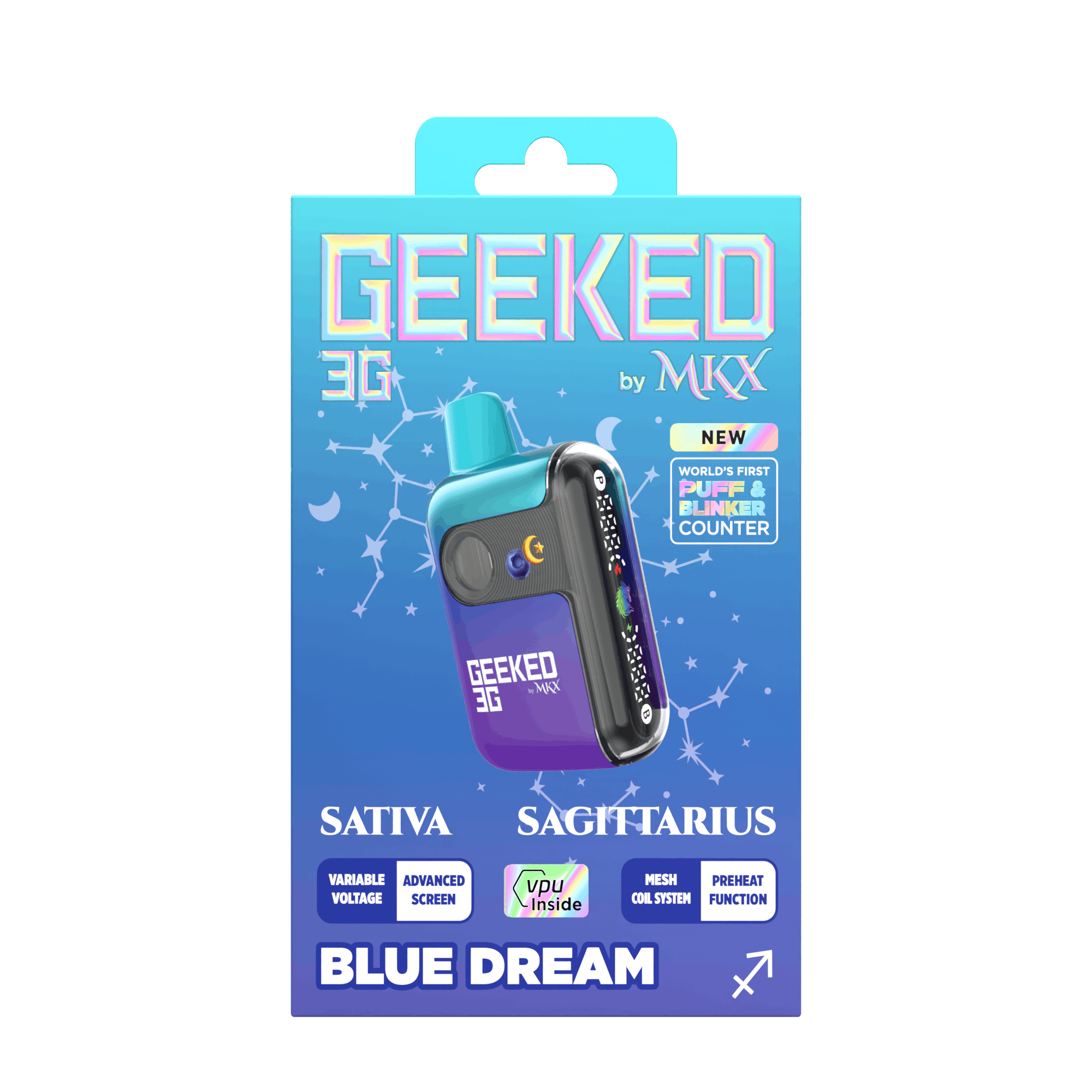 MKX Oil Co - Geeked 3G Disposable by MKX | Blue Dream - 1