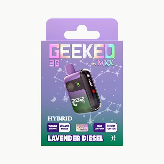 MKX Oil Co - Geeked 3G Disposable by MKX | Lavender Diesel - 1