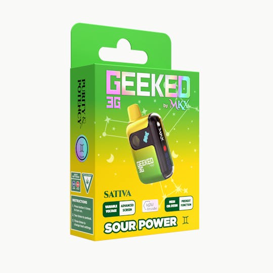 MKX Oil Co - Geeked 3G Disposable by MKX | Sour Power - 1
