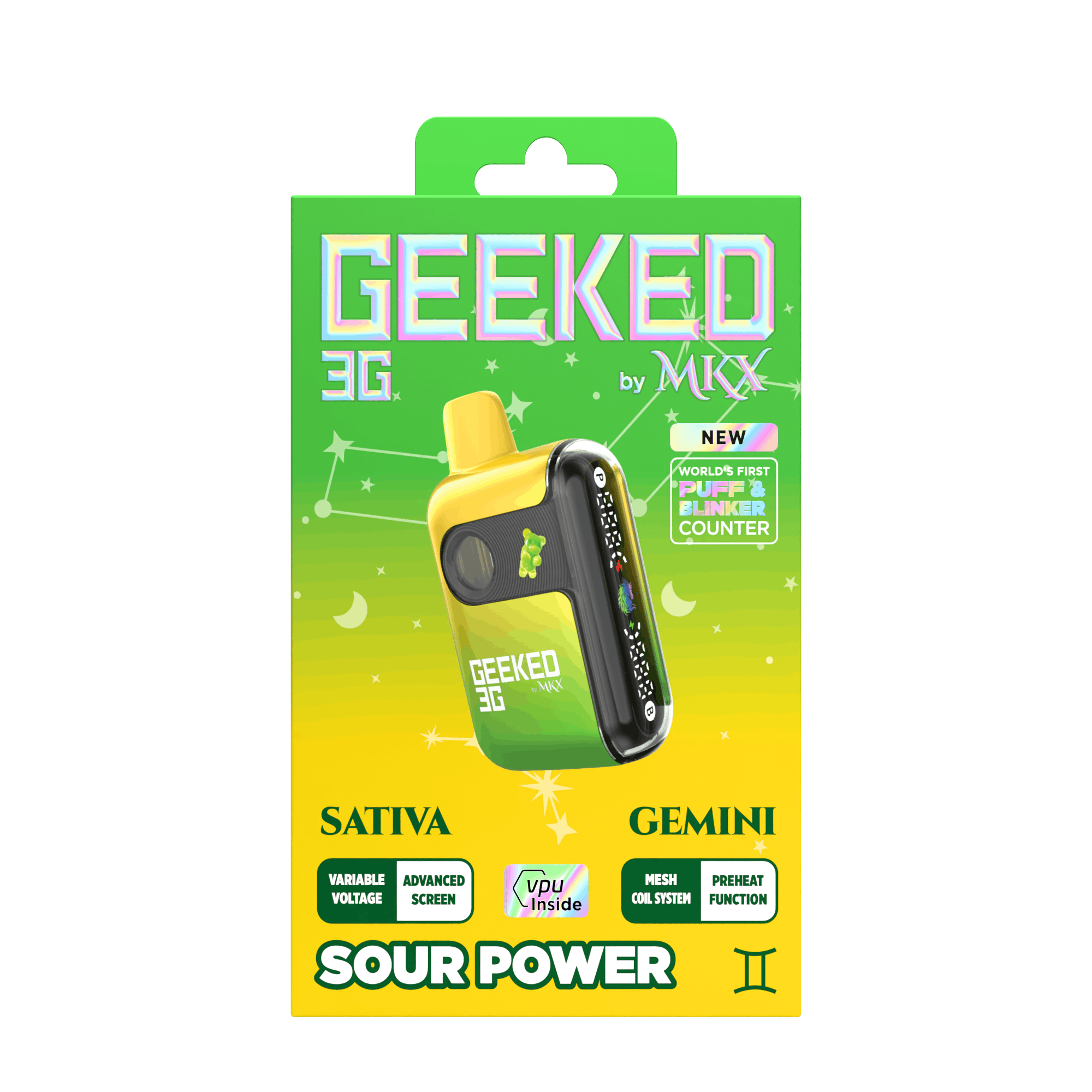 MKX Oil Co - Geeked 3G Disposable by MKX | Sour Power - 1