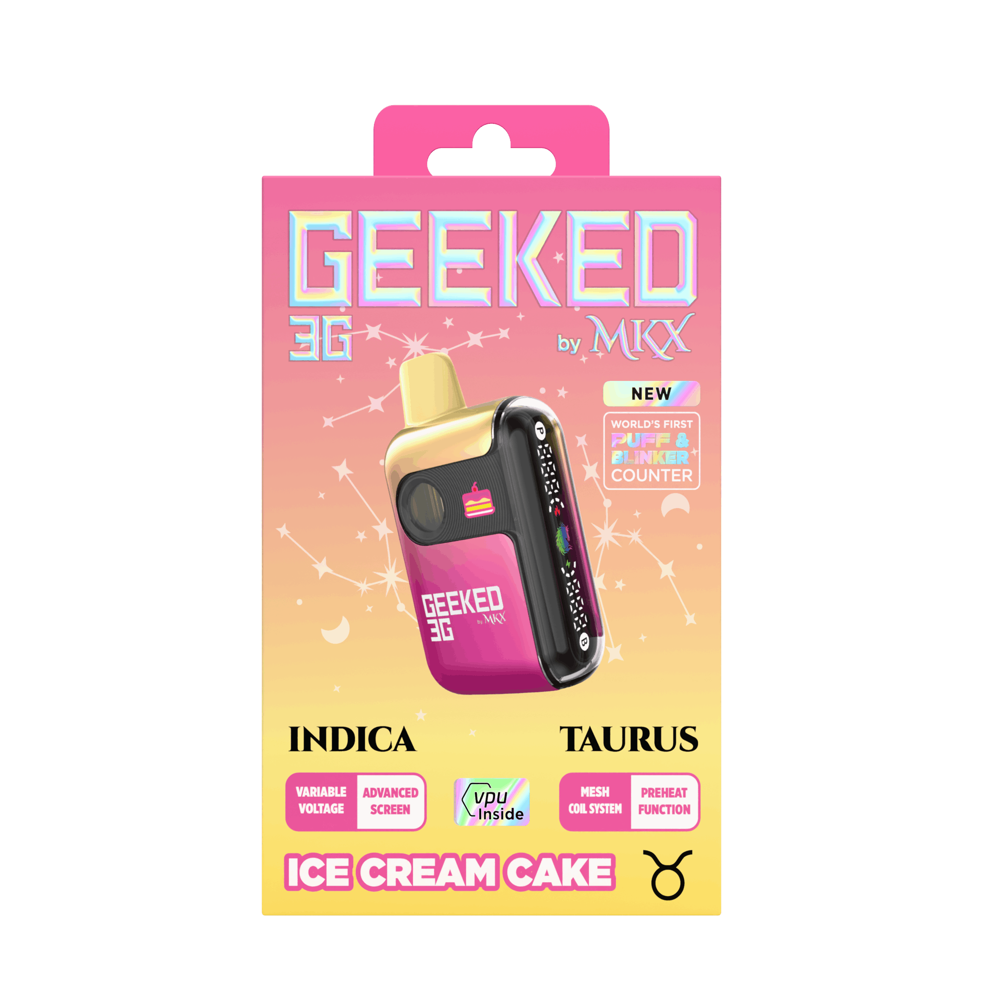MKX Oil Co - Geeked 3G Disposable by MKX | Ice Cream Cake - 1