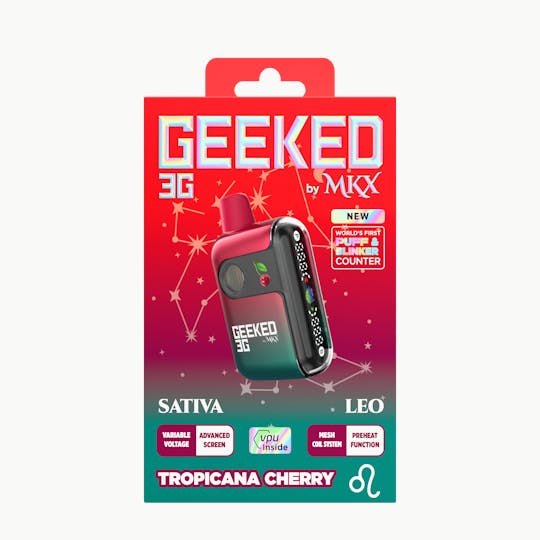 MKX Oil Co - Geeked 3G Disposable by MKX | Tropicana Cherry - 1