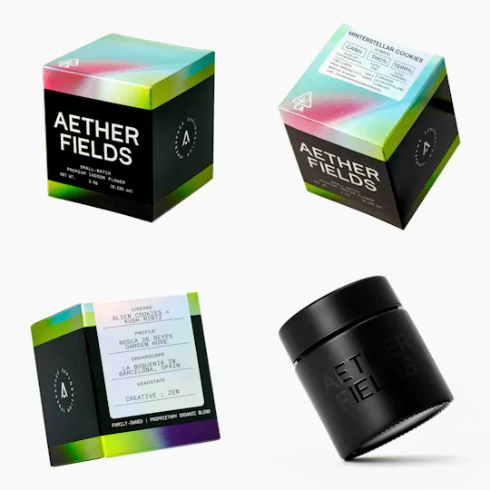 AETHER FIELDS - MINTERSTELLAR COOKIES | Hybrid | 3.5g Flower - 1