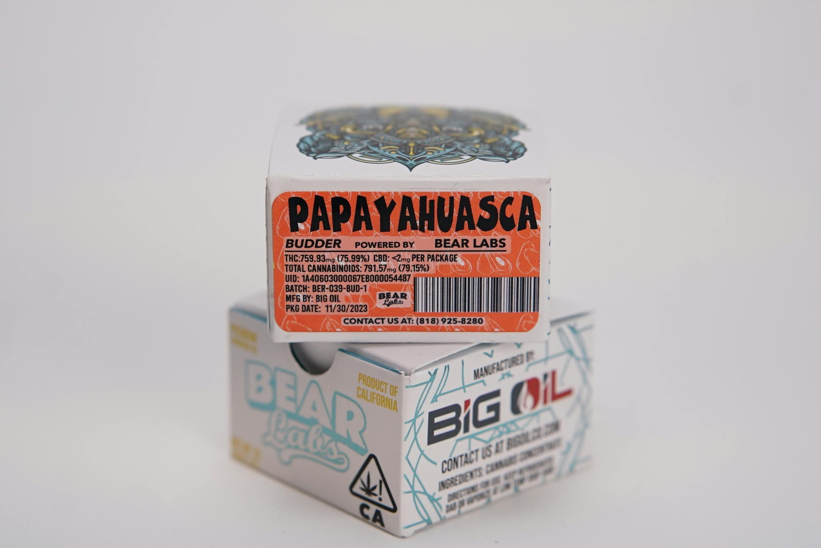 Bear Labs - BEAR Labs - Papayahuasca - Tier 2 Live Resin Budder - 1