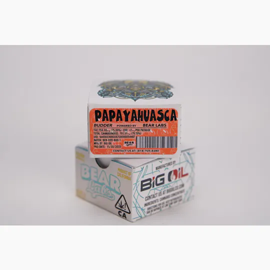 Bear Labs - BEAR Labs - Papayahuasca - Tier 2 Live Resin Budder - 1