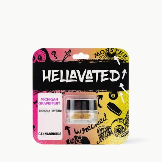 Hellavated - Michigan Grapefruit Dabz 1g - 1