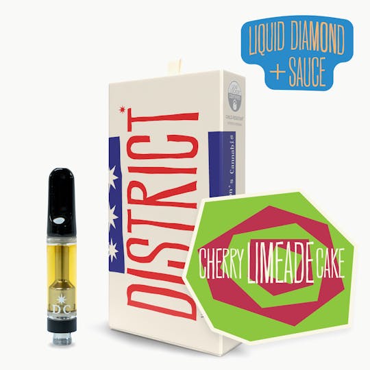 District Cannabis - Cherry Limeade Cake Liquid Diamonds and Sauce Cartridge - 1