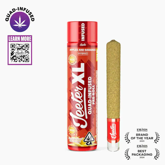 Jeeter - Jeeter | Apples and Bananas | XL Quad-Infused Joint | 2g - 1