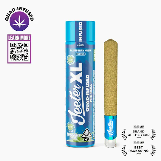 Jeeter - Jeeter | Blueberry Kush | XL Quad-Infused Joint | 2g - 1