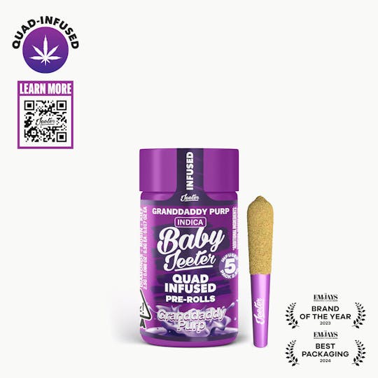 Jeeter - Baby Jeeter | Quad-Infused - Granddaddy Purp - 1