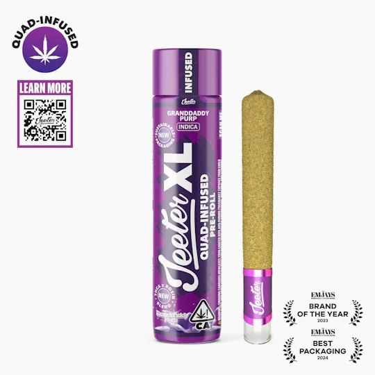 Jeeter - Jeeter | Granddaddy Purp | XL Quad-Infused Joint | 2g - 1