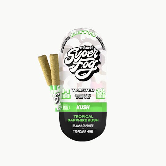 MFused - FIRE Infused Fattys 2pk - Tropical Sapphire Kush - 1