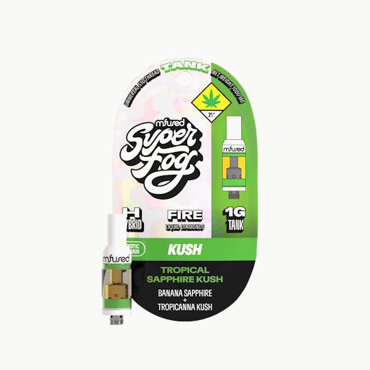 MFused - FIRE Liquid Diamonds 1g Tank - Tropical Sapphire Kush - 1