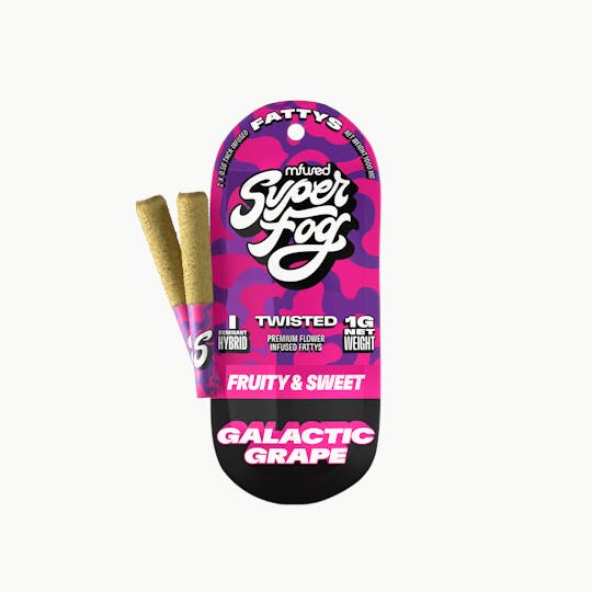 MFused - TWISTED Infused Fattys 2pk - Galactic Grape - 1