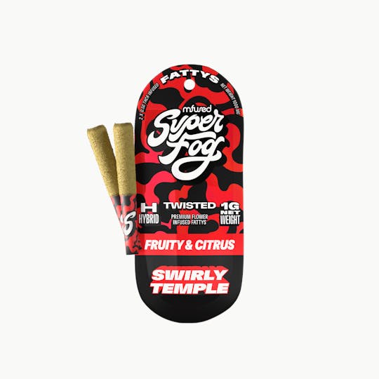 MFused - TWISTED Infused Fattys 2pk - Swirly Temple - 1