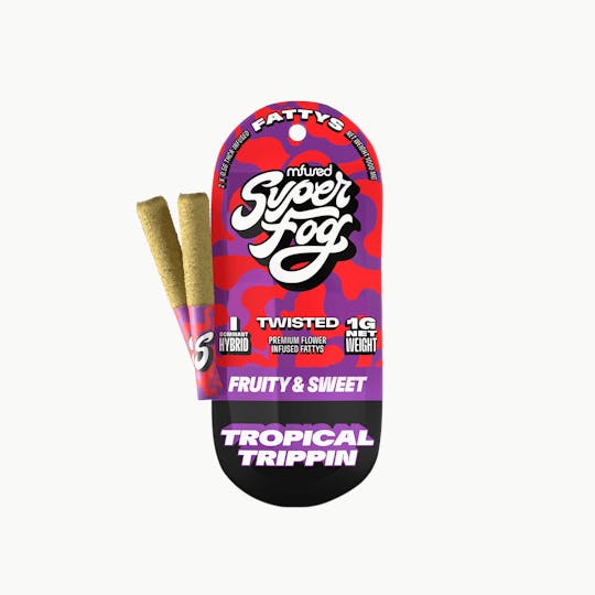 MFused - TWISTED Infused Fattys 2pk - Tropical Trippin - 1