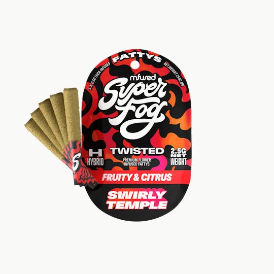 MFused - TWISTED Infused Fattys 5pk - Swirly Temple - 1