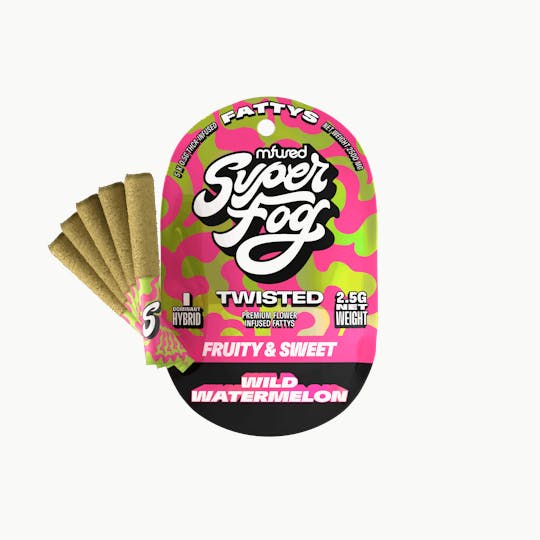 MFused - TWISTED Infused Fattys 5pk - Wild Watermelon - 1