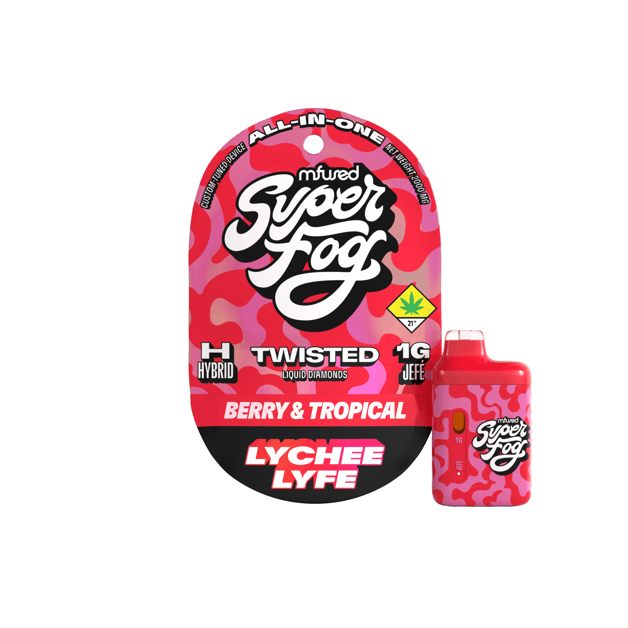 MFused - TWISTED Liquid Diamonds 1g Jefé - Lychee Lyfe - 1